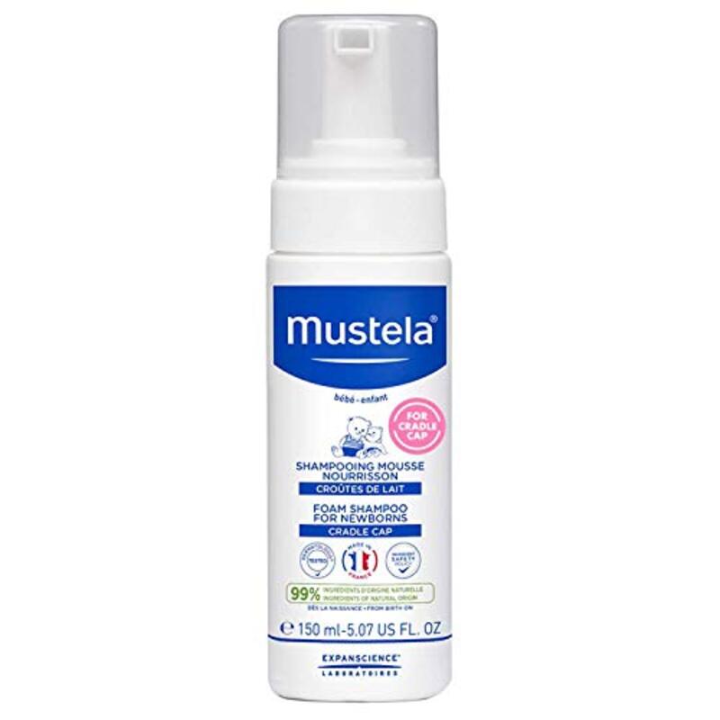 MUSTELA CRADLE CAP FOAM SHAMPOO 150ML